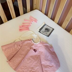 American Girl Pink Polka Dot Cape Set